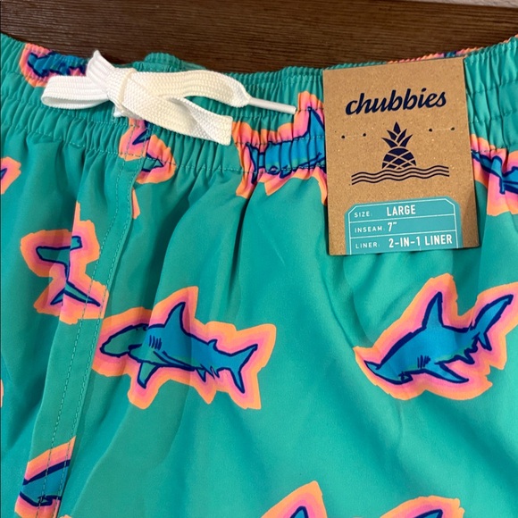 NWT [Chubbies] Apex Swimmers Stretch Swim Shorts Swimsuit Trunks 7” Men's L - Picture 7 of 13